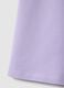 Purple girl's t-shirt in cotton blend regular fit_3