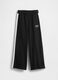 Girls' black trousers in pure cotton_3