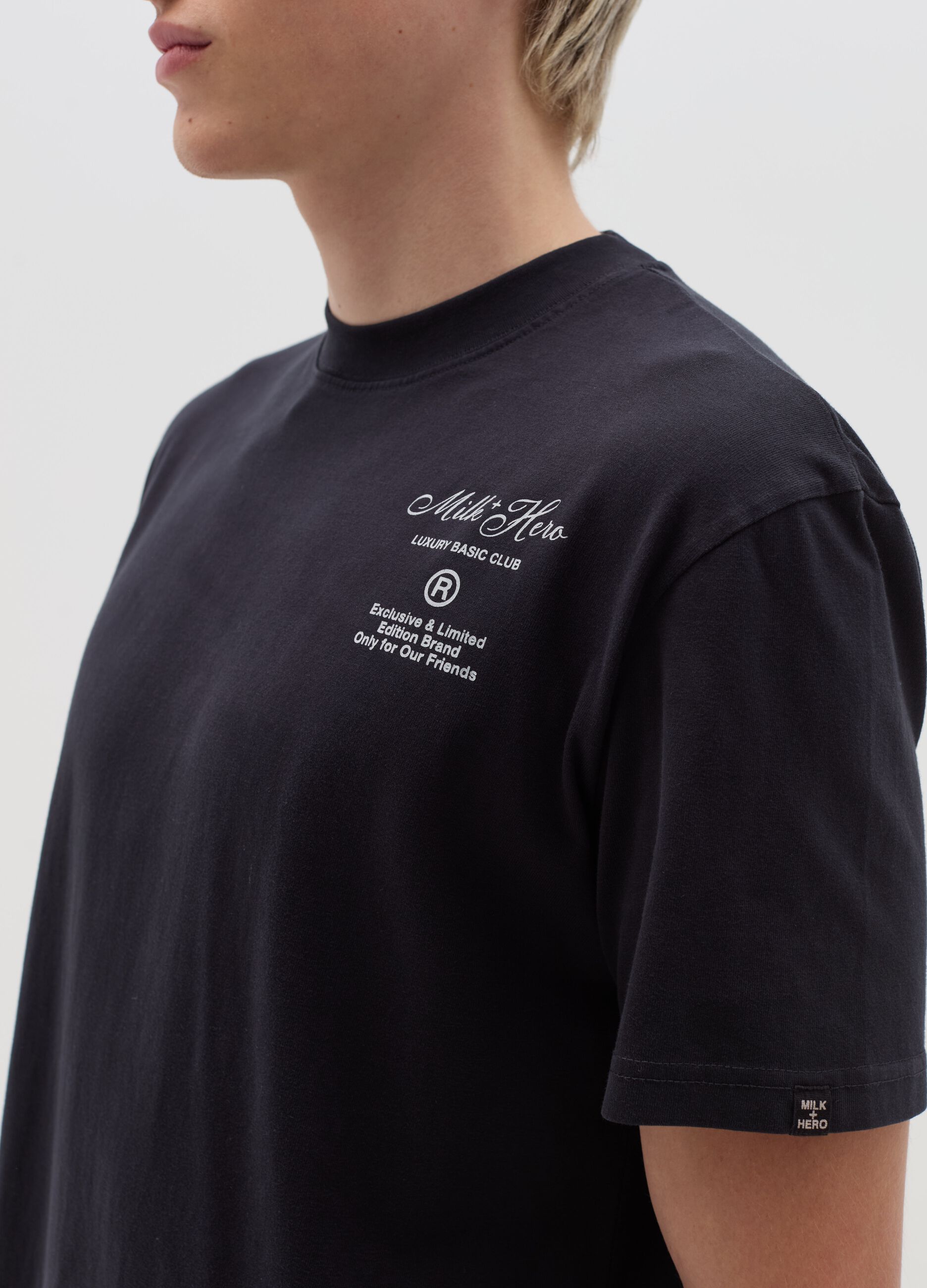 Printed cotton T-shirt