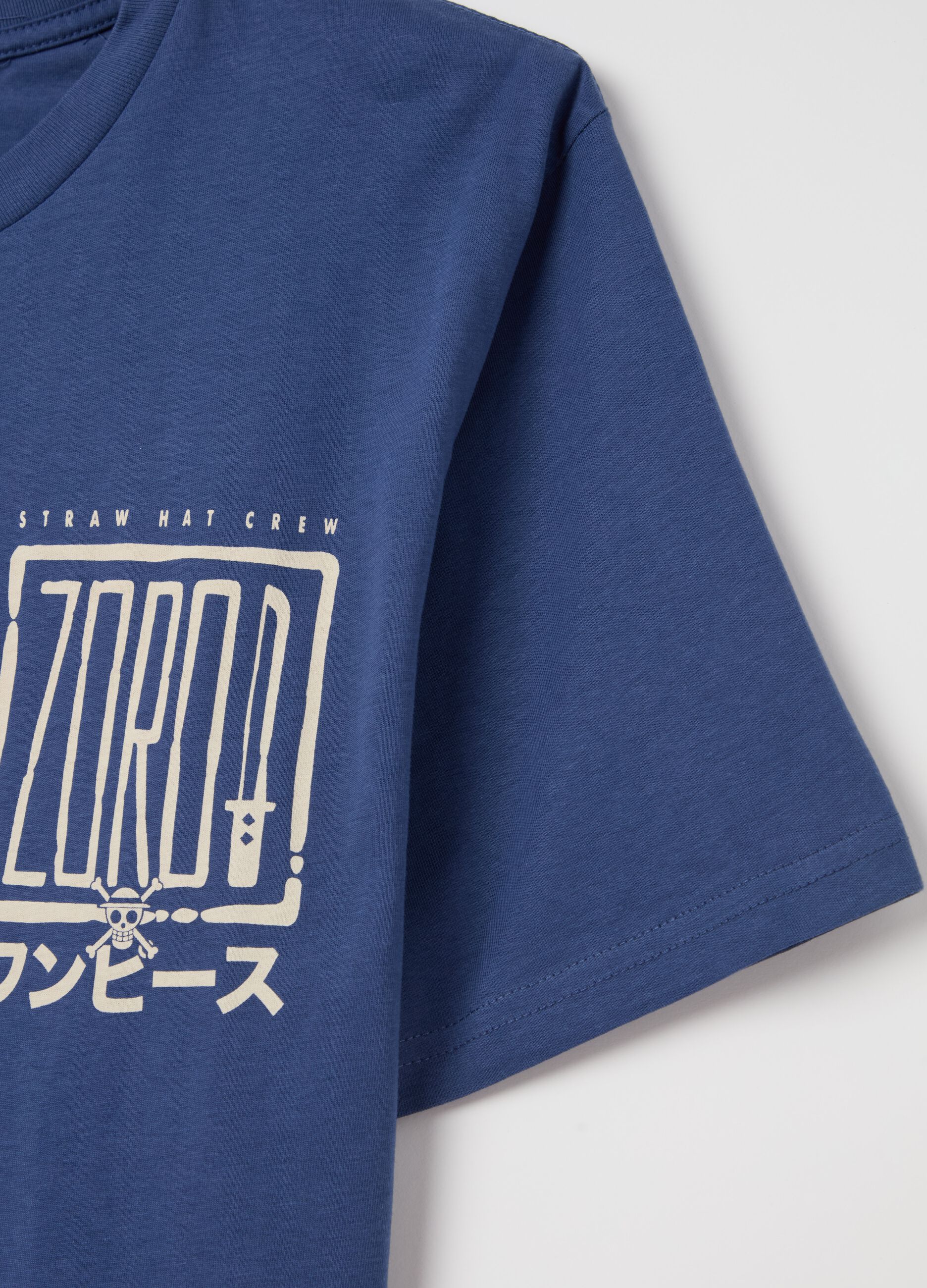 T-shirt in cotone stampa Zoro 