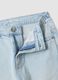Light blue pure cotton relaxed-fit jeans for boys_4