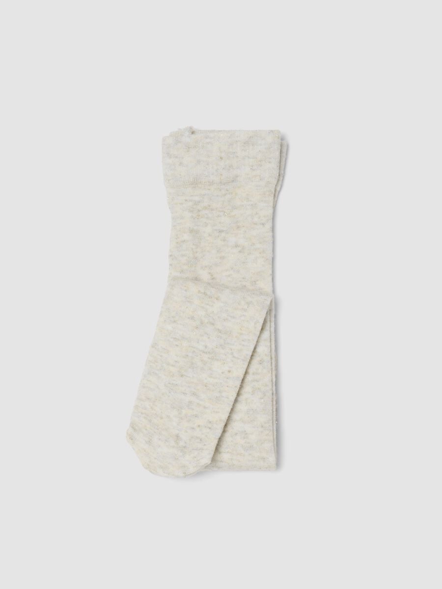Collant bianco in viscosa elasticizzata_0
