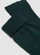 Two-pack of navy blue and teal knee-high socks in a cotton and cashmere blend_1