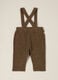Brown baby trousers with braces_0