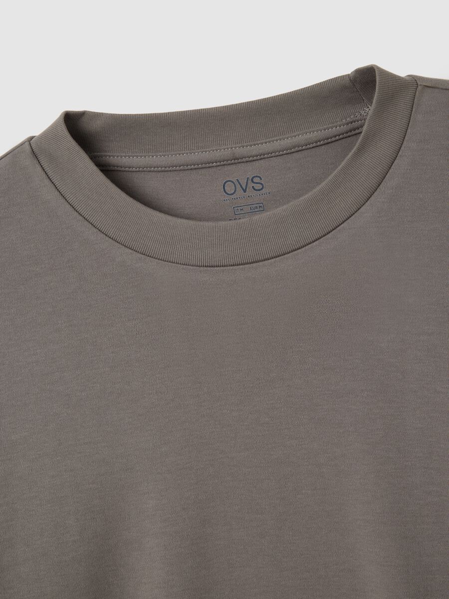 Boys' Long Sleeve Grey Pure Cotton Shirt_1