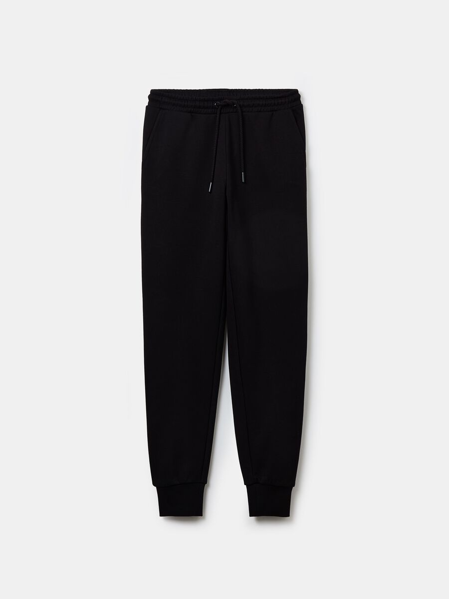 Essential joggers in fleece with drawstring_4