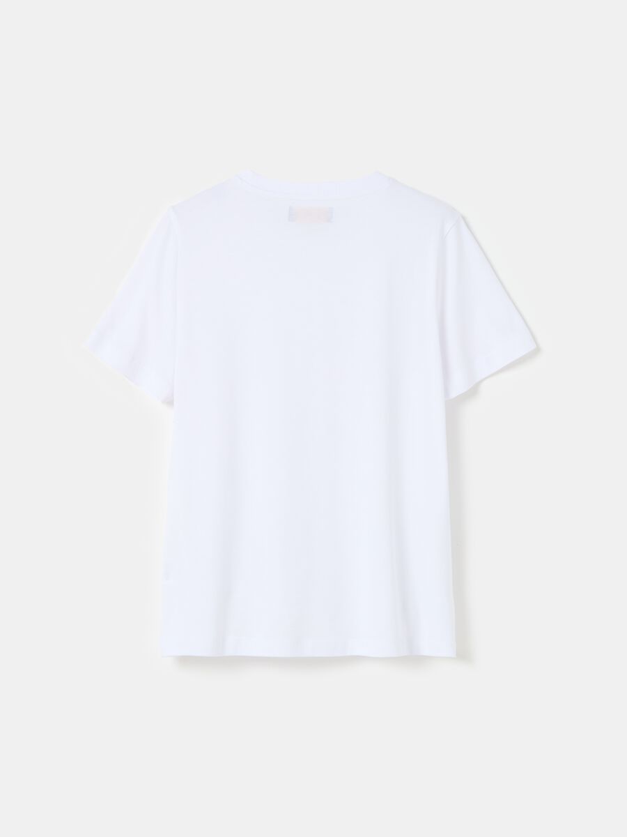 Supima cotton T-shirt with round neck_4