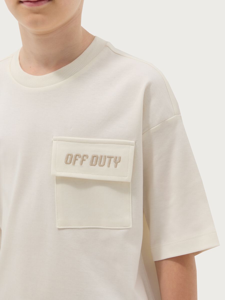 White short-sleeve pure cotton T-shirt_2