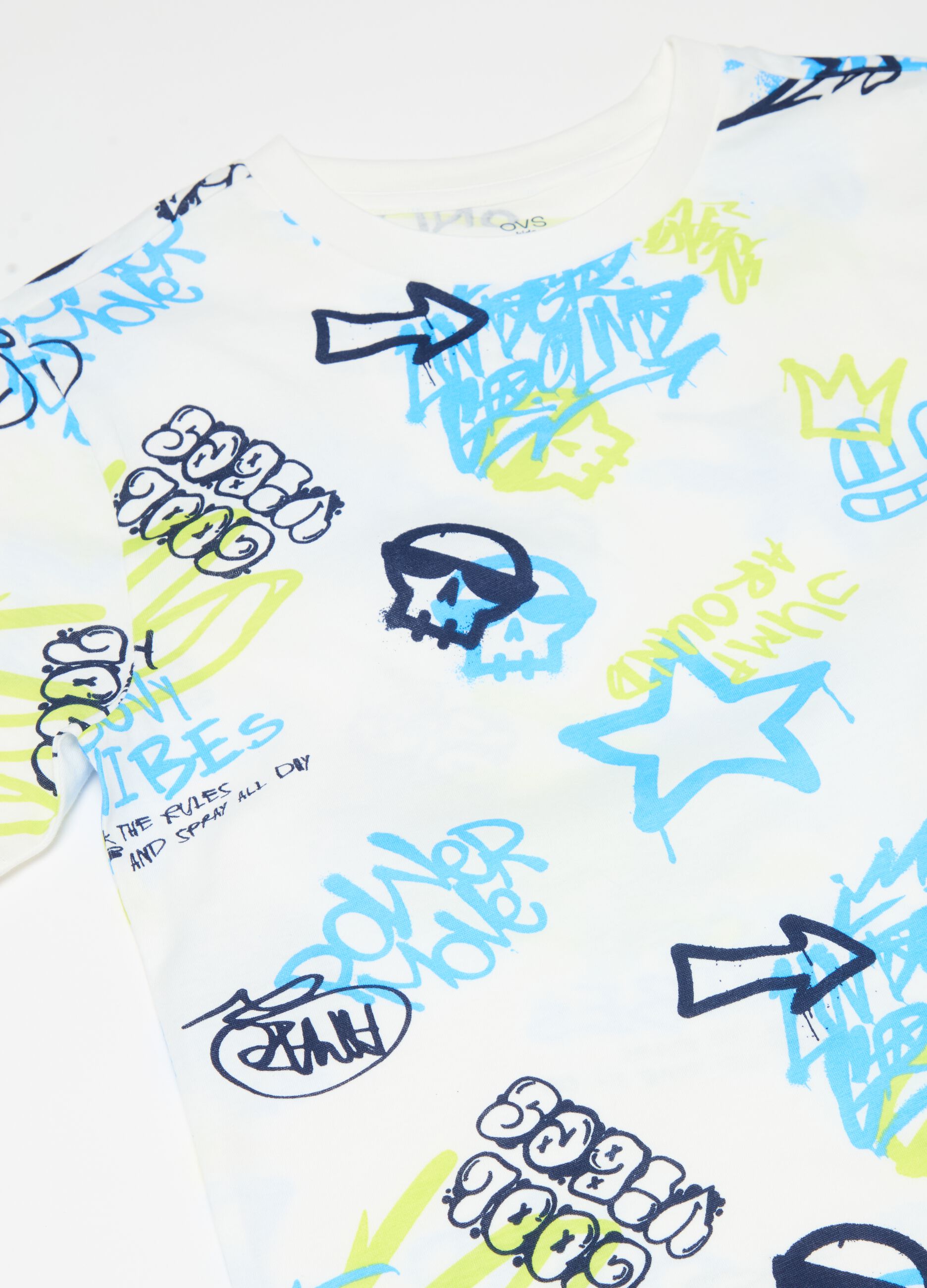 Organic cotton pyjamas with print
