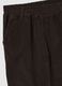 Brown regular fit stretch cotton trousers_5