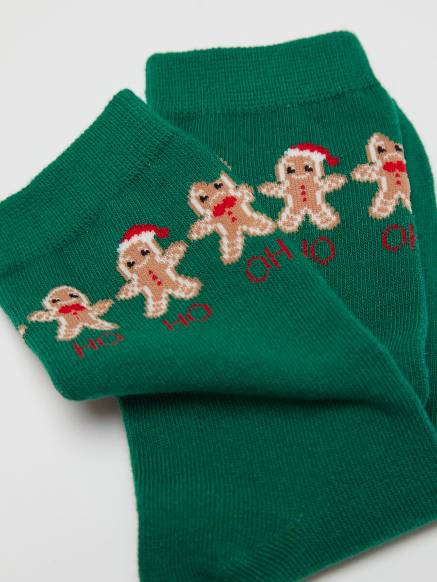 Two-pair pack socks in organic cotton with Christmas design_1