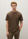 Regular Fit Brown Pure Cotton T-shirt_0