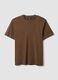 Relaxed Fit Brown The Iconic Tee T-shirt in Pure Cotton_5