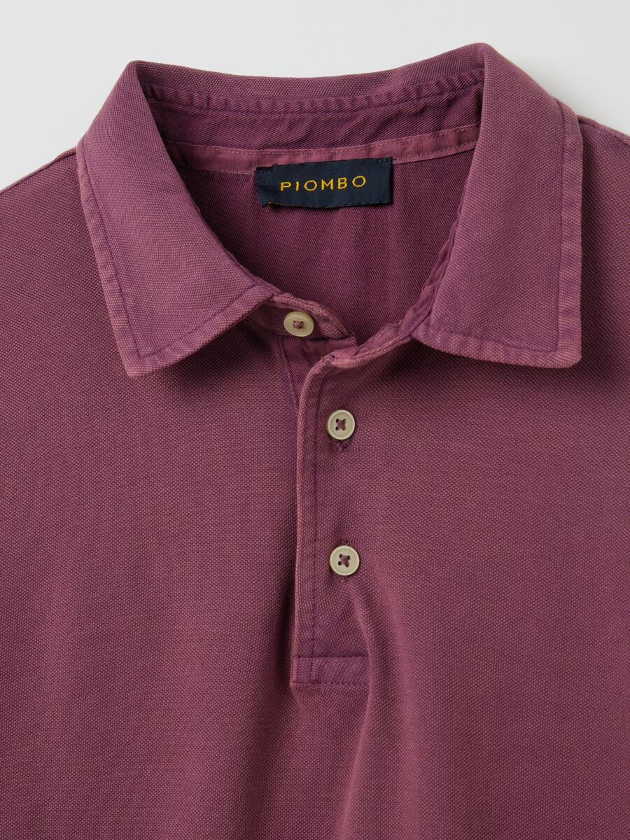 Cotton pique polo shirt_5
