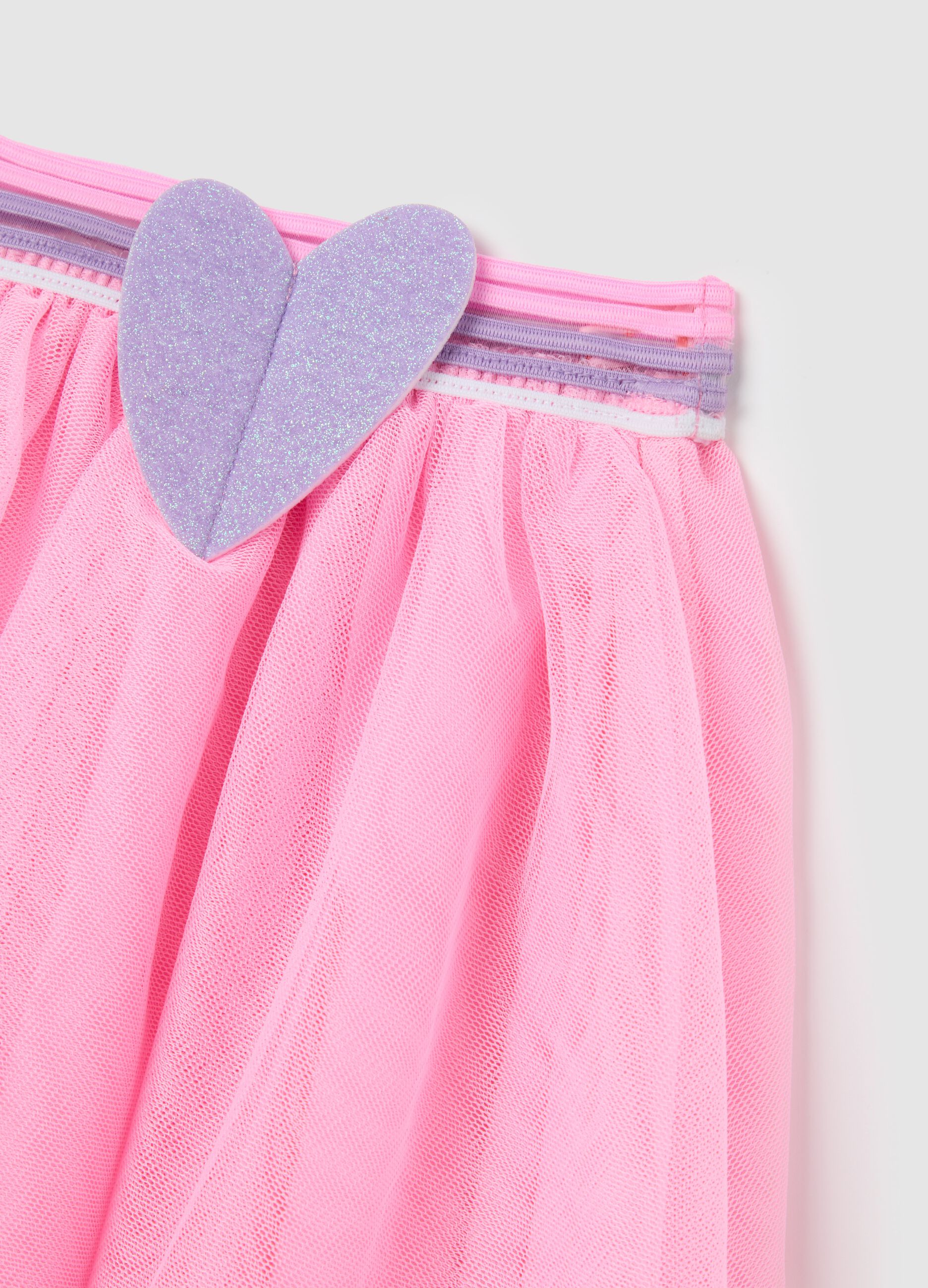 Pink Mini Tulle Skirt by Love Therapy