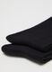 Black Cotton Blend Socks Tripack_1