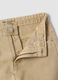 Beige cotton denim jeans, relaxed fit for boys_4