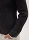 Black Cardigan with Zip Closure_3