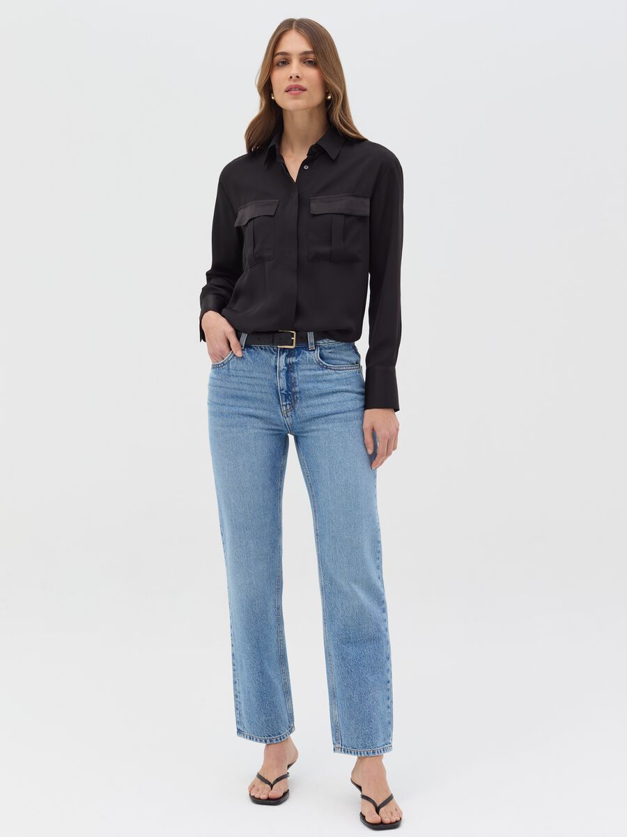 Straight-fit jeans with five pockets_0