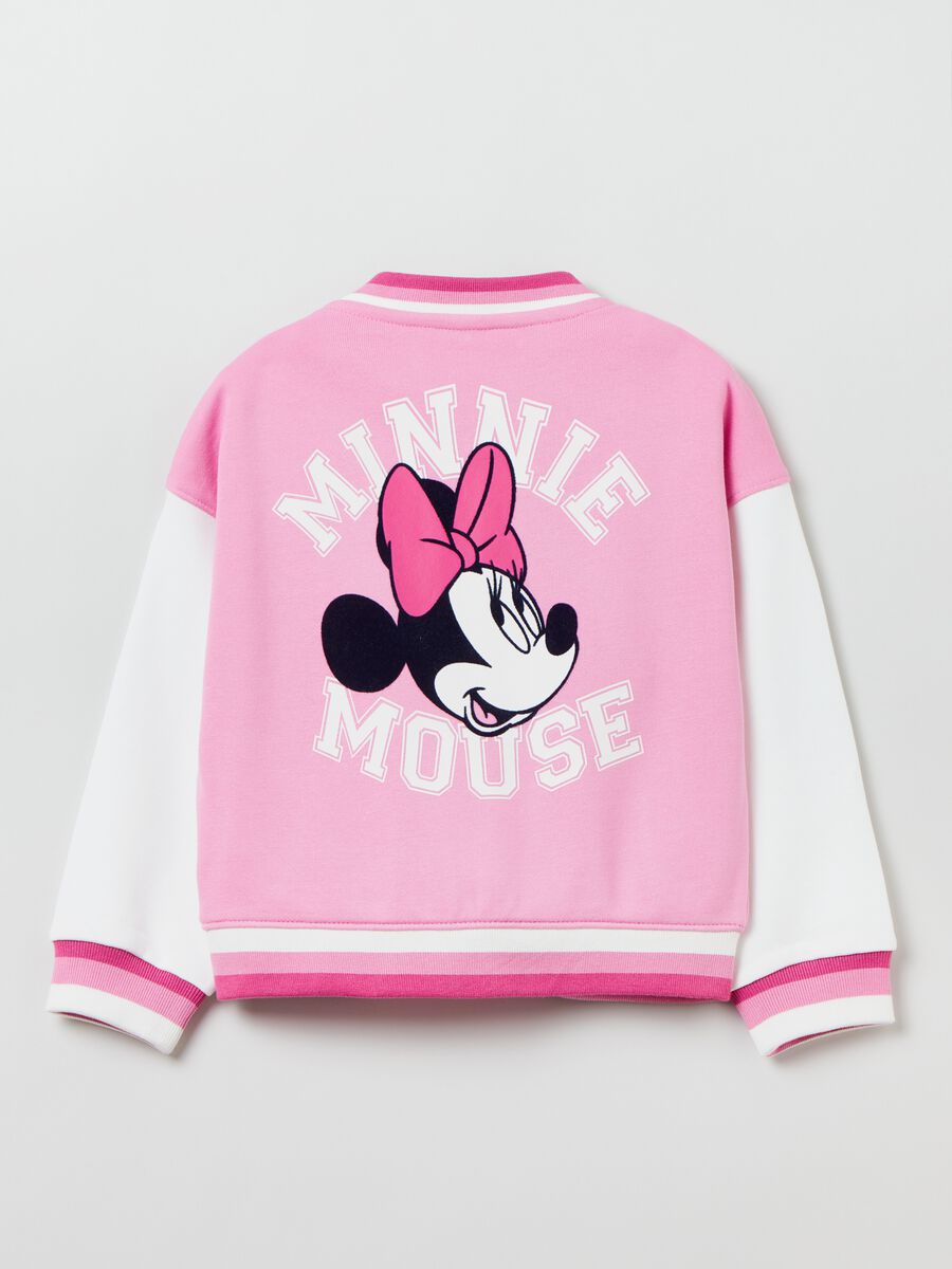 Full-zip varsity con stampa Minnie_1