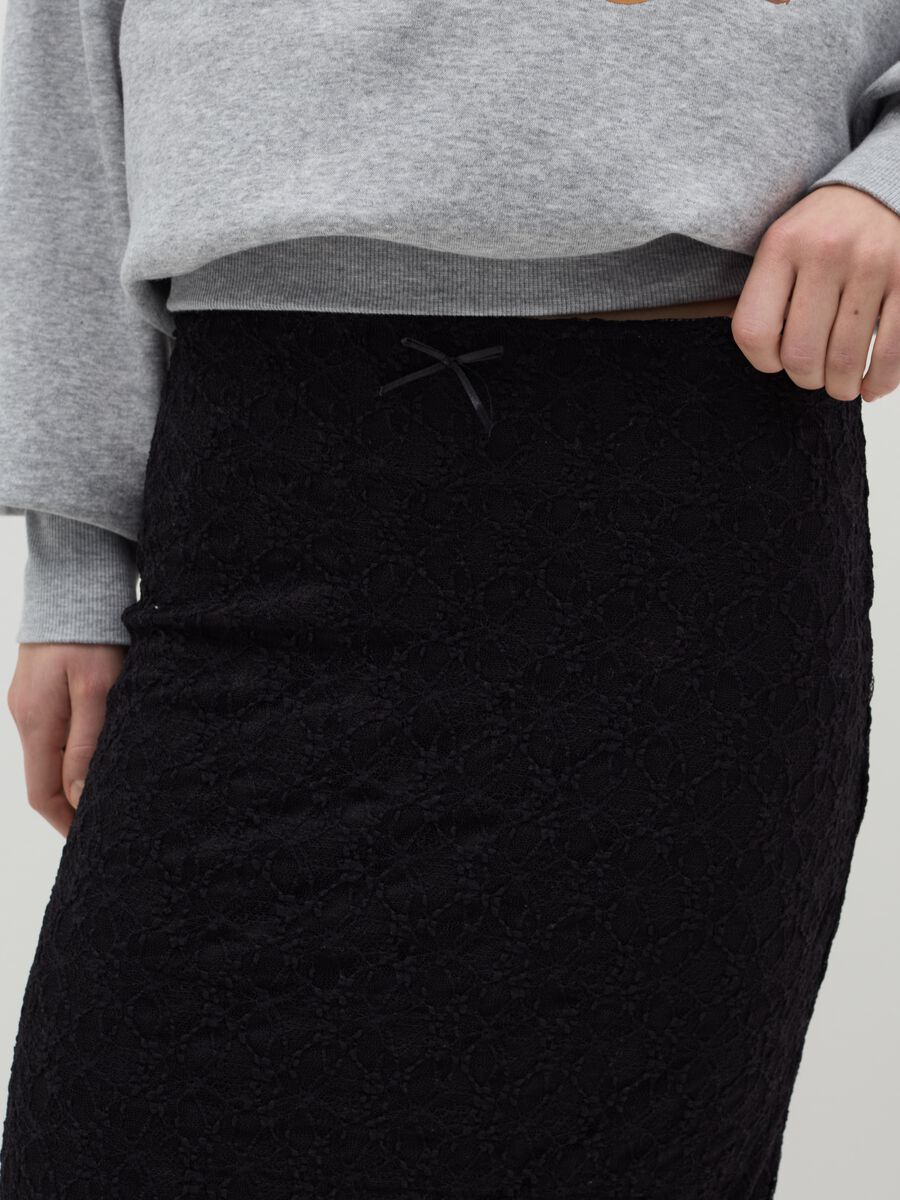 Long skirt in lace_3
