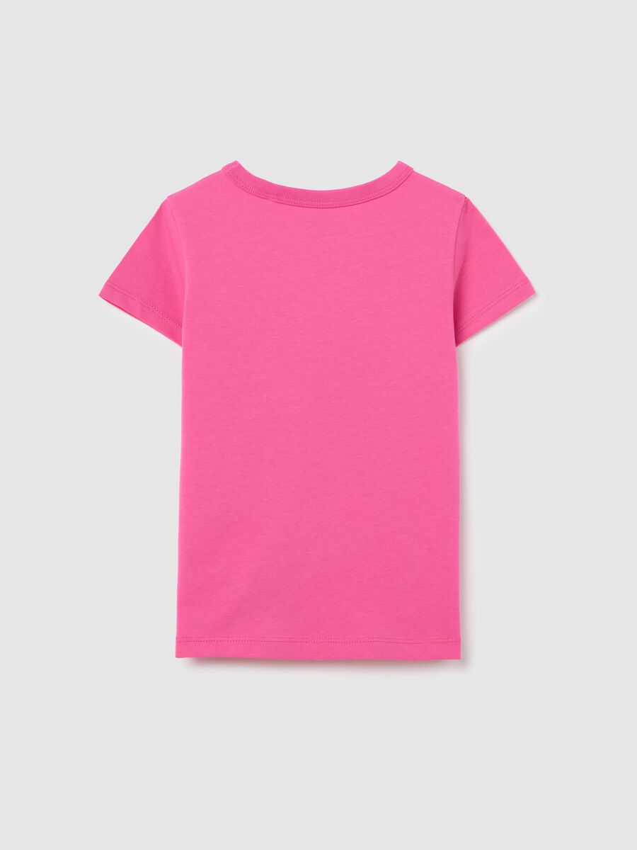 Pink organic cotton T-shirt OVS Kids_1