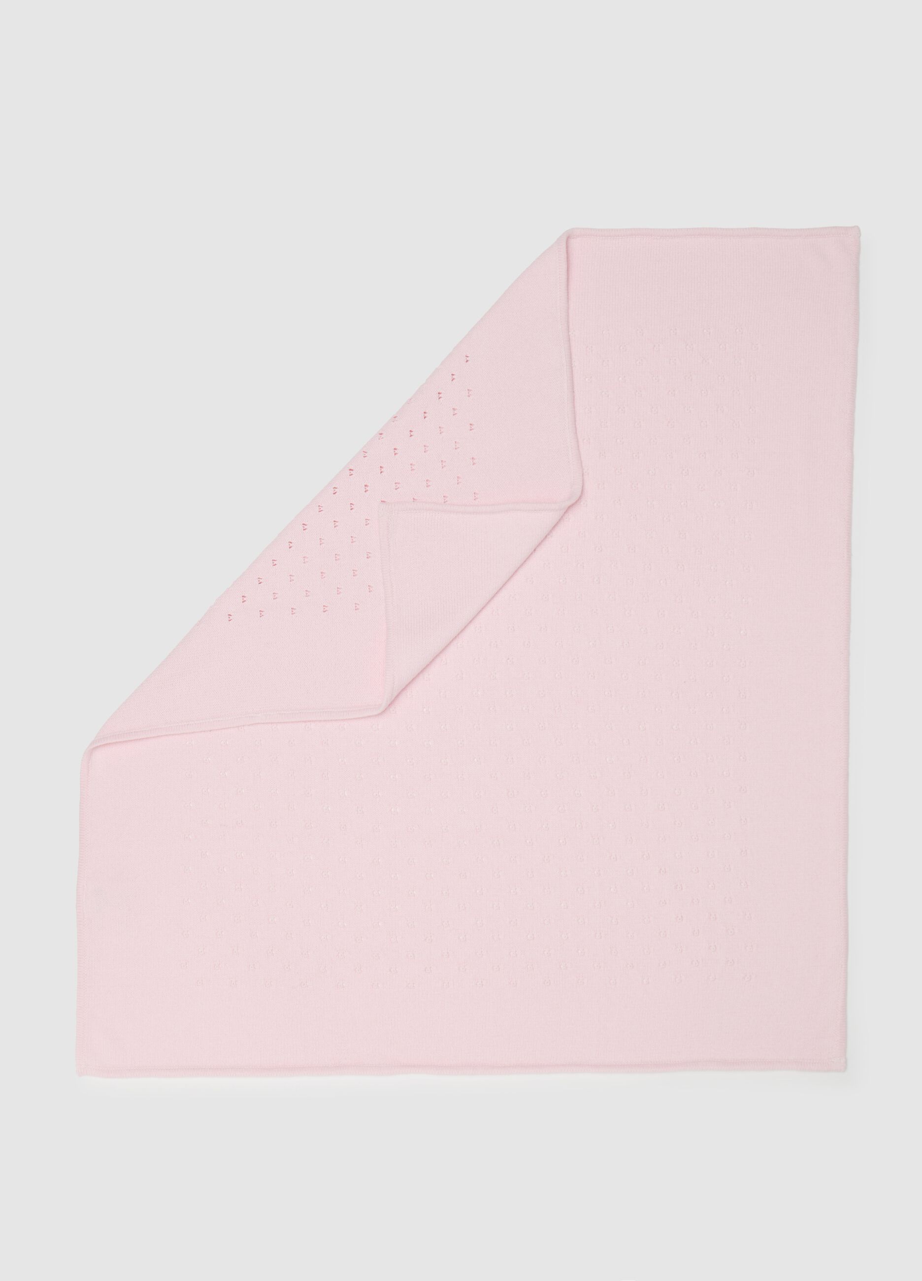 Coperta in cotone tricot