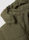 Green padded jacket with removable hood_3