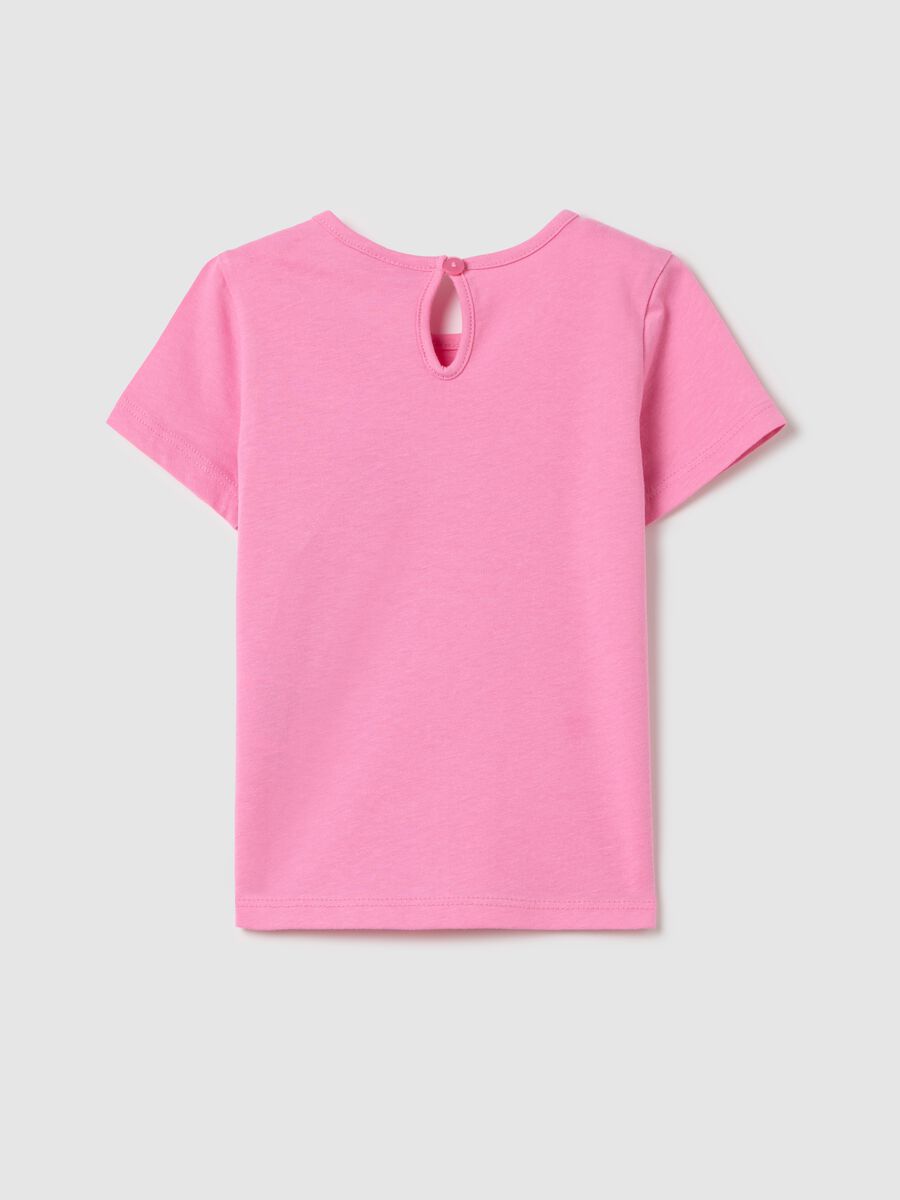 Cotton T-shirt with strawberry print_1