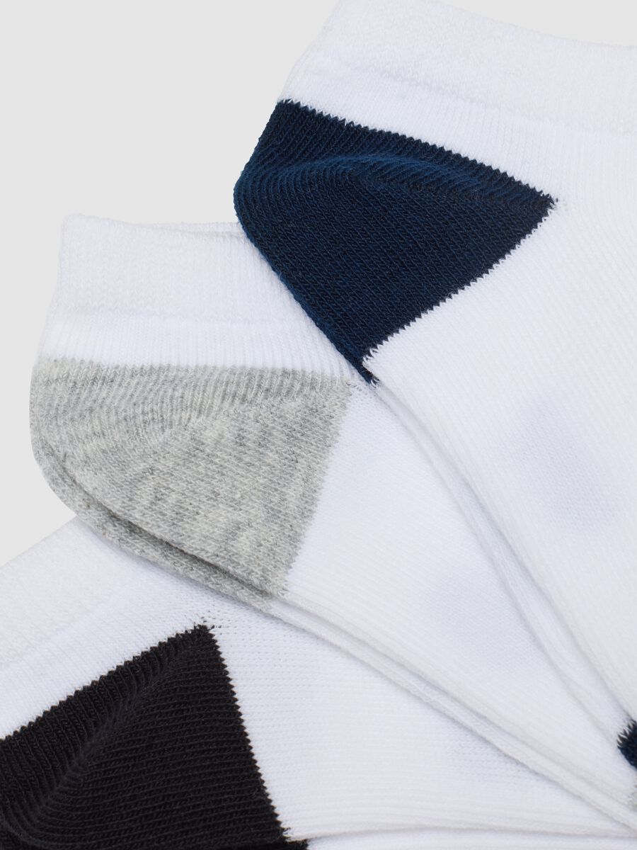 Multipack calzini in misto cotone elasticizzato multicolor da bambino_1
