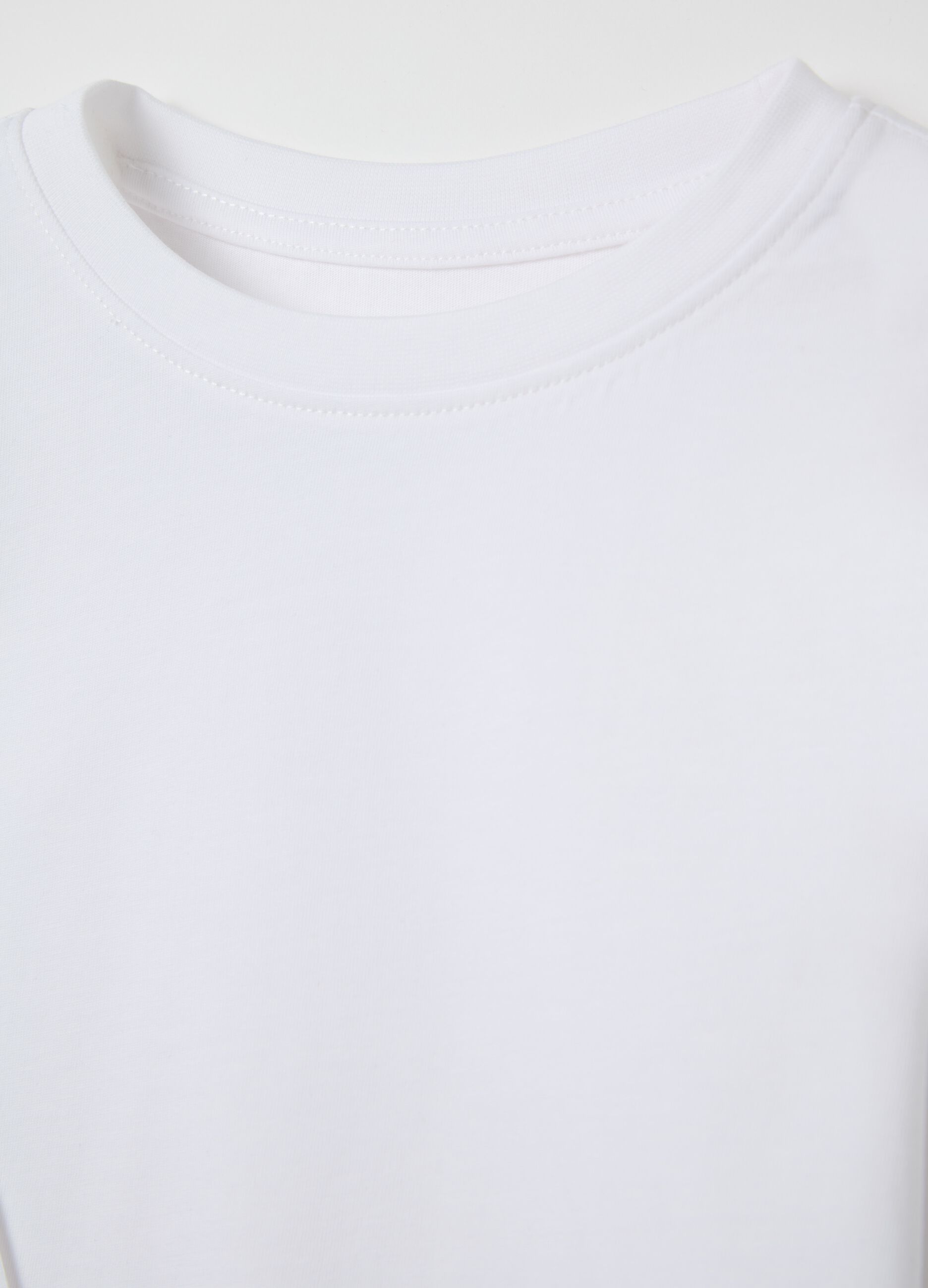 T-shirt maniche lunghe in cotone bio
