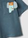 Blue pure cotton t-shirt with pocket for child_2