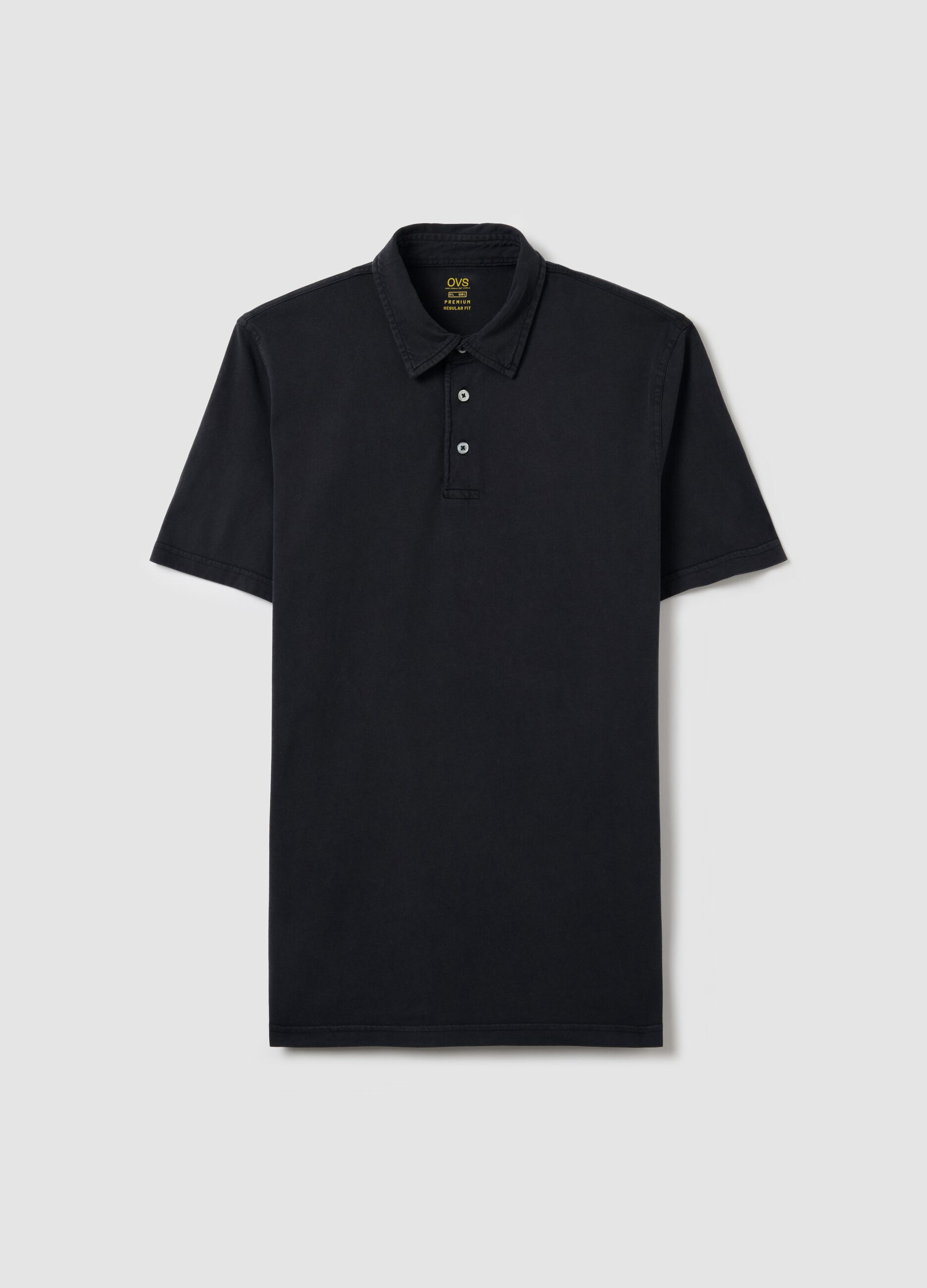 Regular-fit polo shirt in jersey