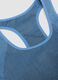 Top tecnico blu in tessuto elasticizzato traspirante ALTAVIA_6
