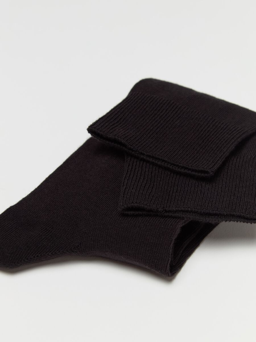 Three-pair pack short socks in organic cotton_1