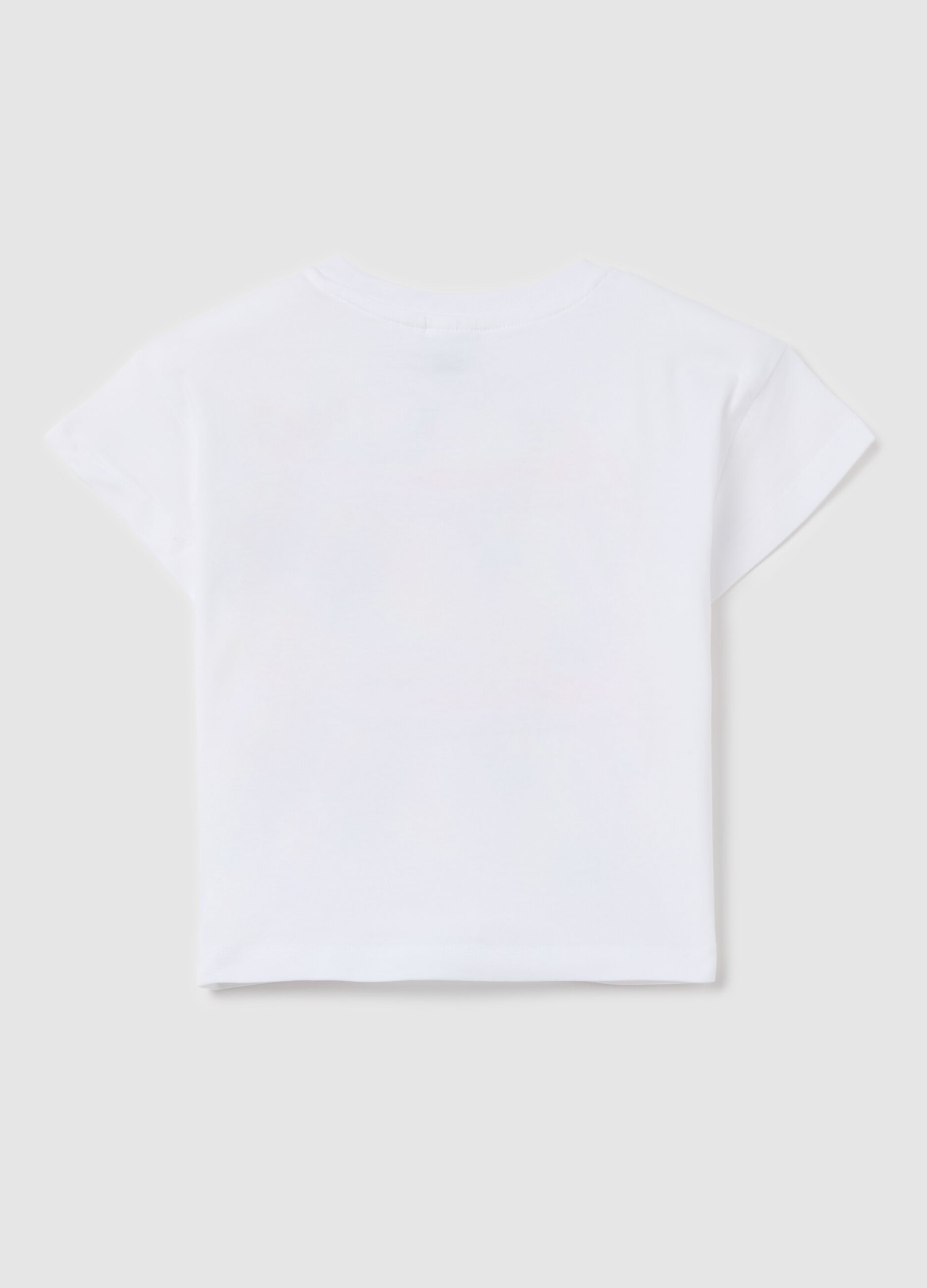 T-shirt con stampa Hello Kitty e paillettes 