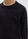 Boy's regular fit black pure cotton T-shirt_2