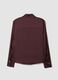 Purple stretch shirt with classic collar_6