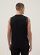 Black sleeveless pure cotton vest with Everlast logo_2