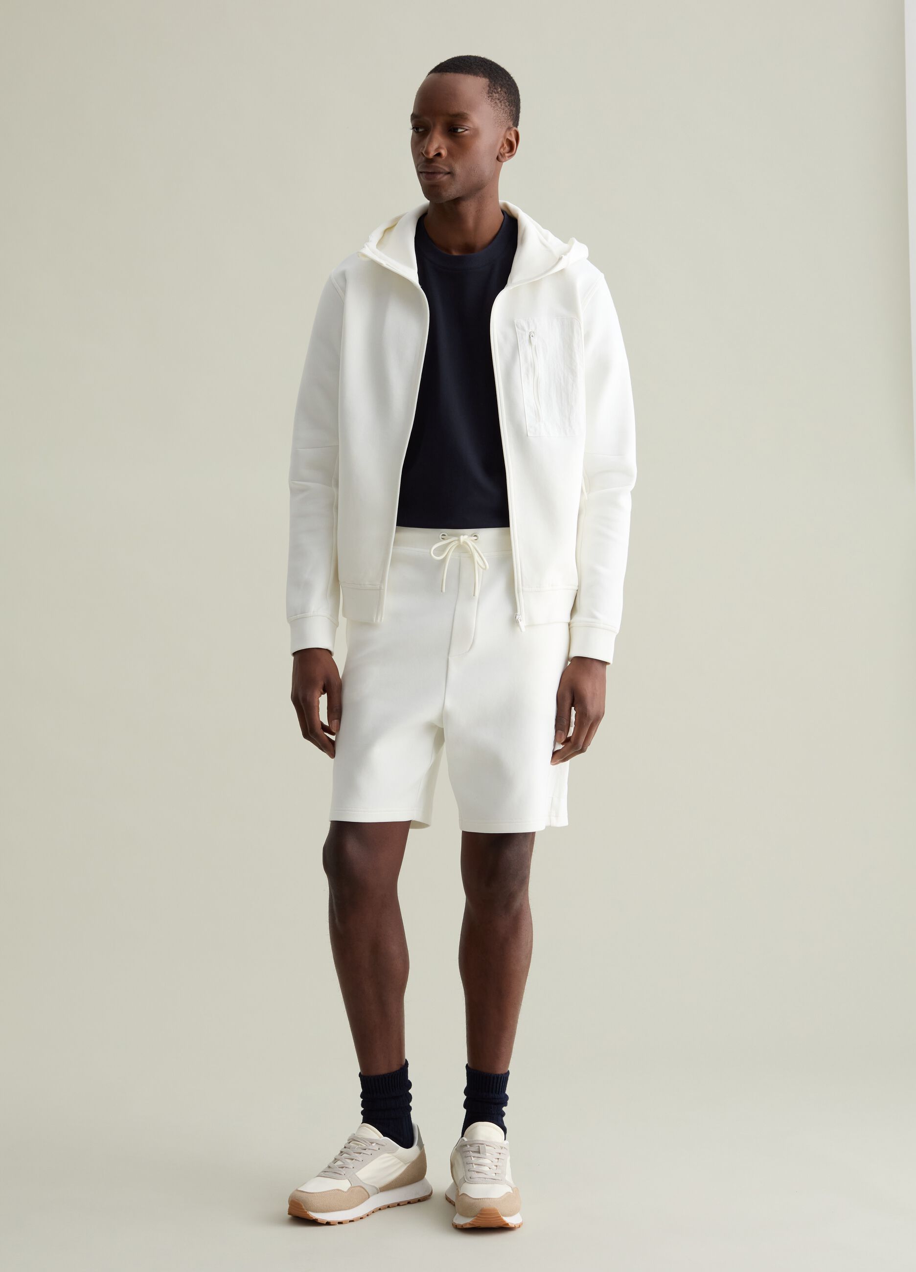 Bermuda jogger in tessuto tecnico