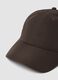 Brown cap with curved peak_2
