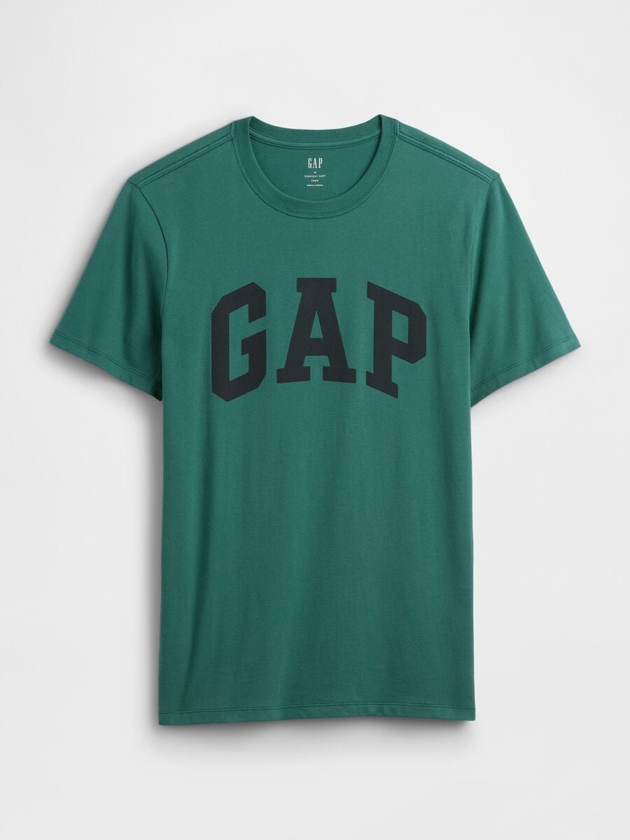 T-shirt a maniche corte in cotone con logo GAP_3