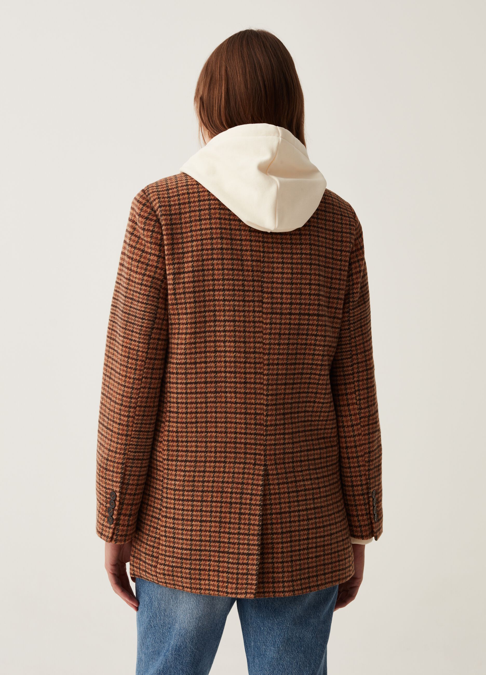 Blazer monopetto pied de poule_2