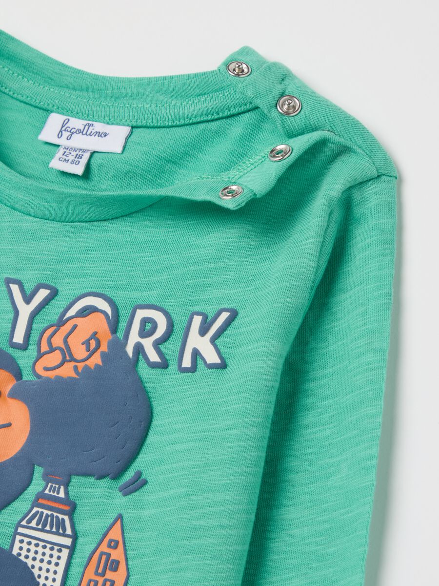 Long-sleeved T-shirt with "New York is my sk8 park" print_3
