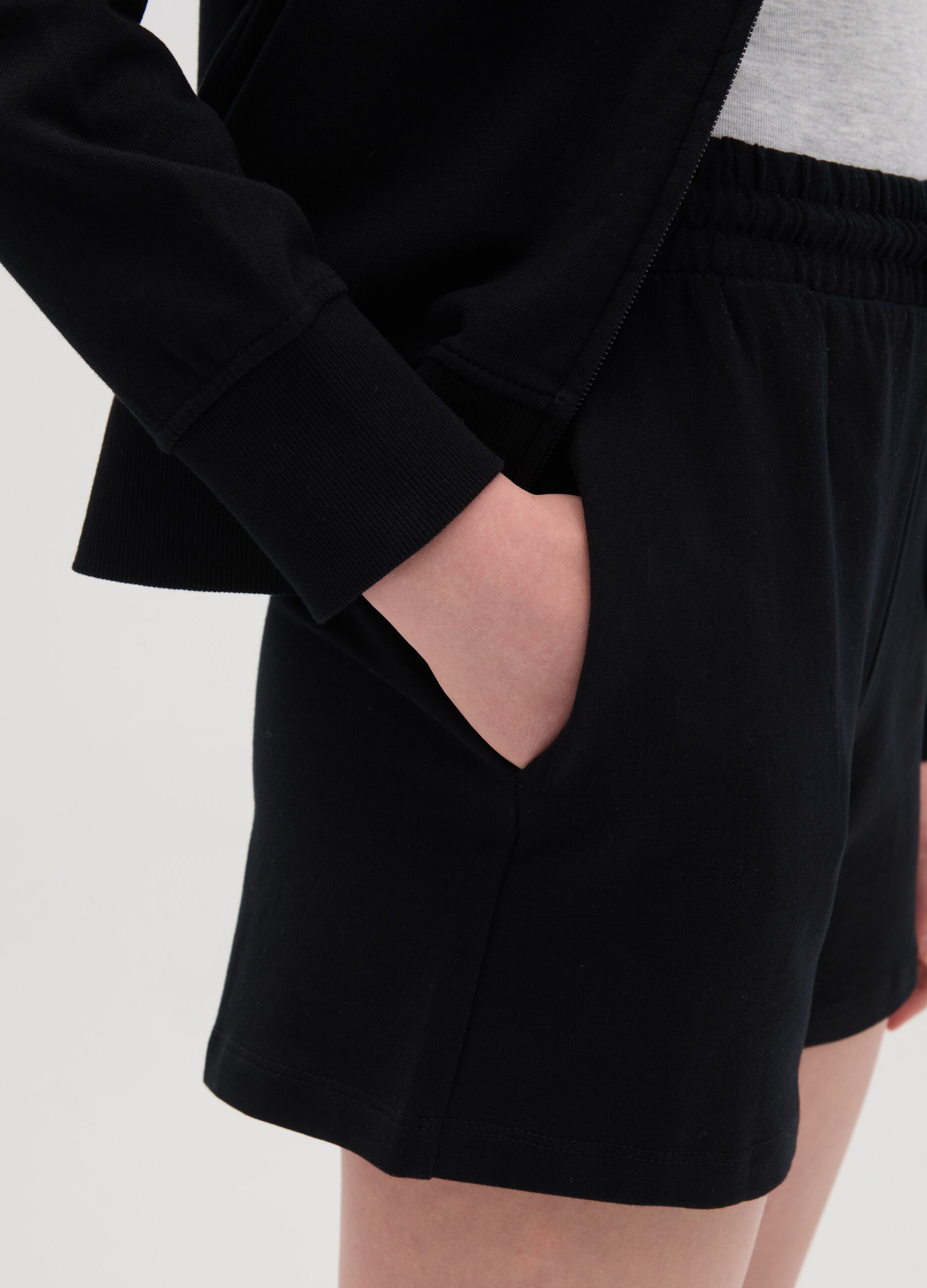 Organic Cotton Black Shorts