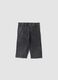 Grey stretch cotton cycling shorts_0
