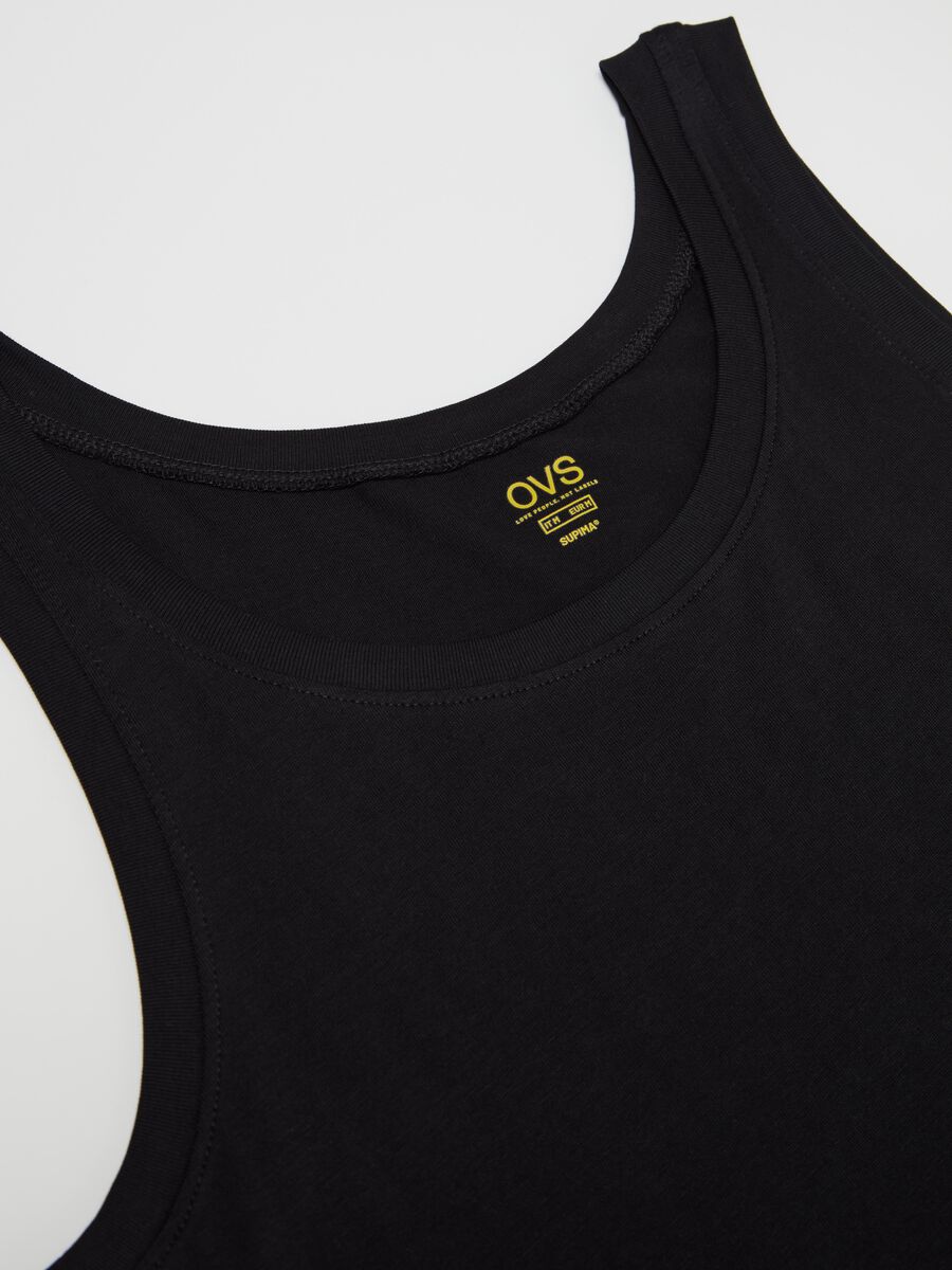 Two-pack racerback vests in Supima cotton_5