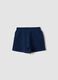 Boys' regular fit pure cotton blue shorts_1