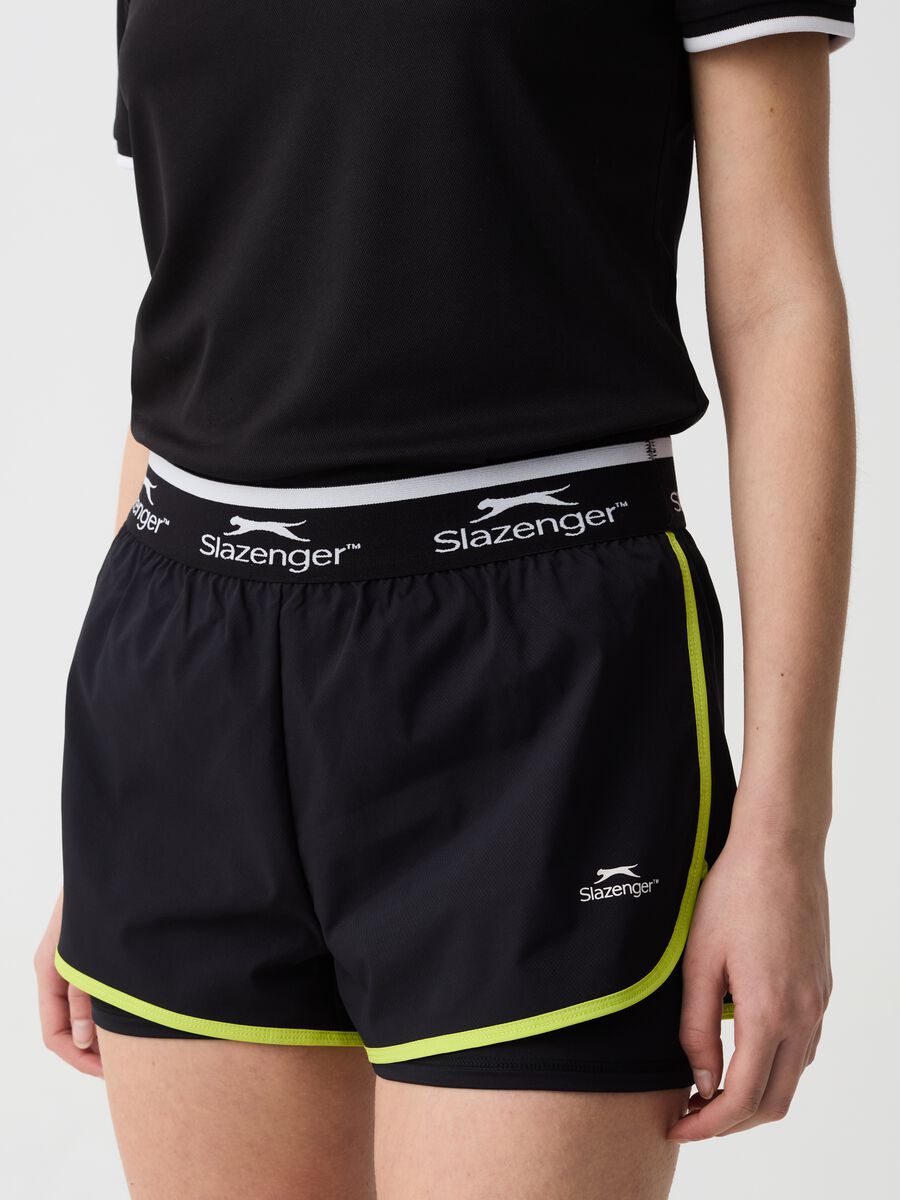 Slazenger tennis shorts with external elastic_2