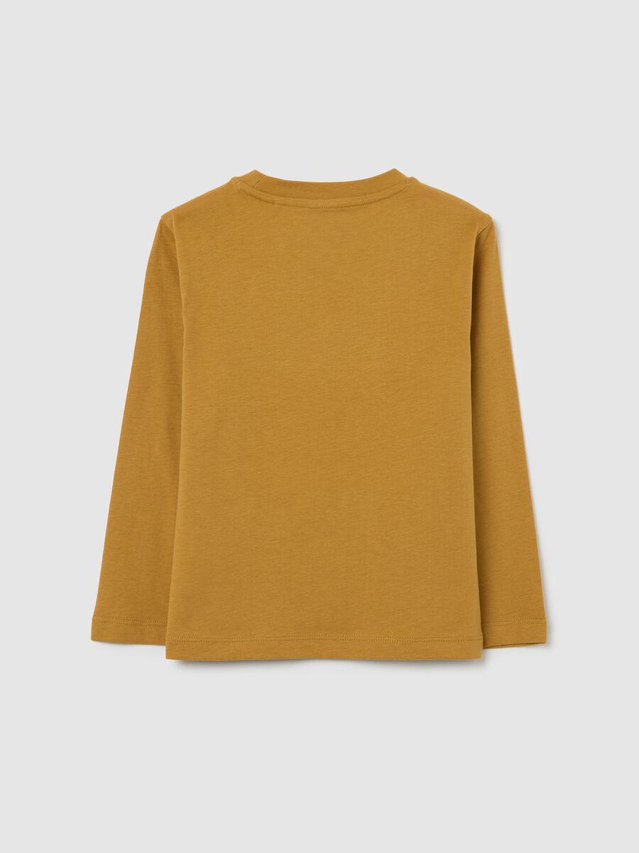 Brown long-sleeve shirt for children_1